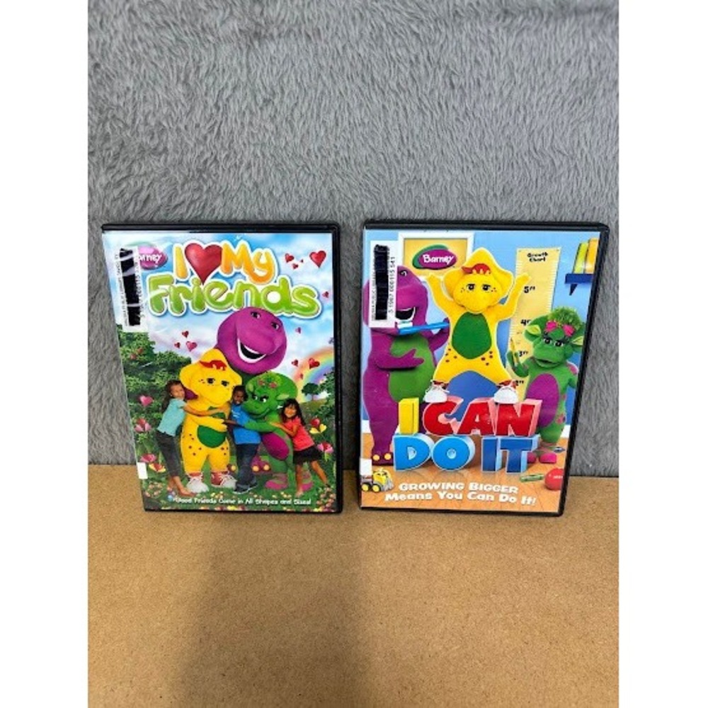Barney & Friends DVD Lot I Love My Friends and I Can Do It‎ Kids Educational